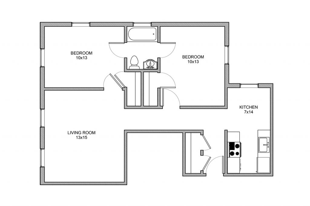 Stanton, Two Bedroom, Rochester NY